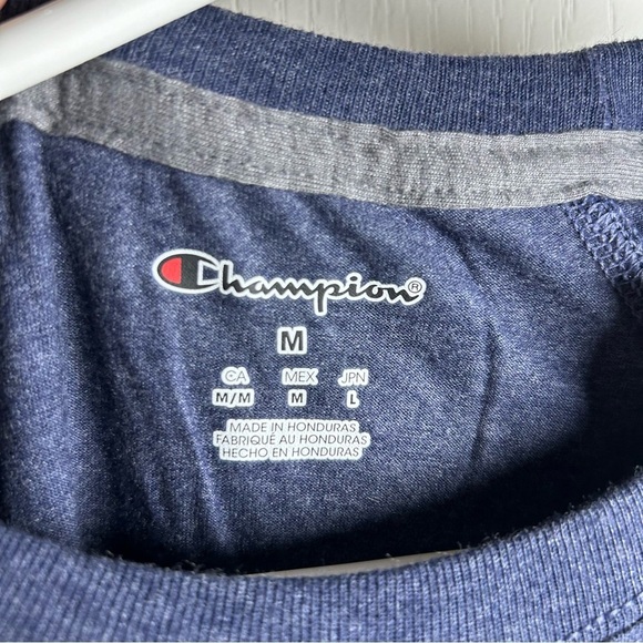 Men’s Champion T-shirt Short Sleeve Blue Size Medium NWT - Picture 3 of 6